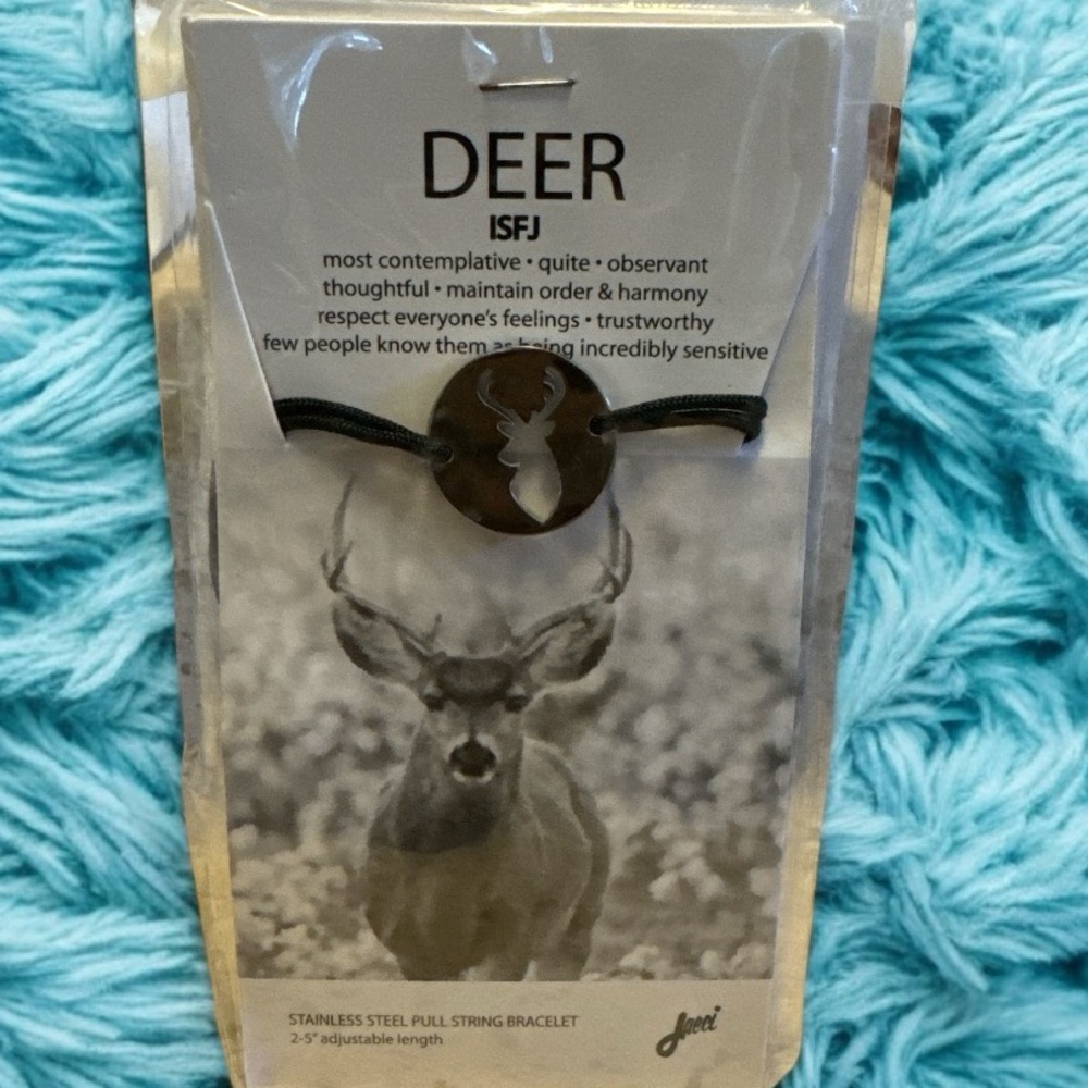 Jaeci Deer Spirit Animal Bracelet ISTJ SS